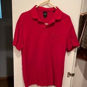 Men's Red Polo Shirt Armani Exchange
